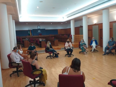 Imagen de la reunión (AYTO. MOTRIL)