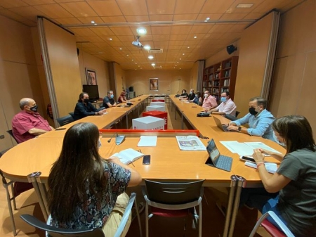 Imagen de la reunión (PSOE)
