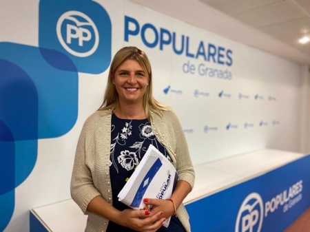 La portavoz del Grupo popular en la Diputación de Granada, Inmaculada Hernández, en una imagen de archivo (PP) 