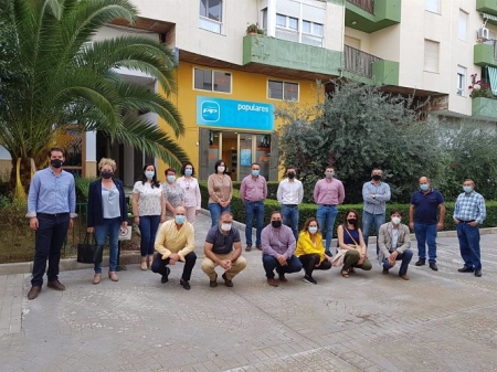 Francisco Rodríguez, durante su visita a las comarcas de Baza y Huéscar (PP DE GRANADA) 