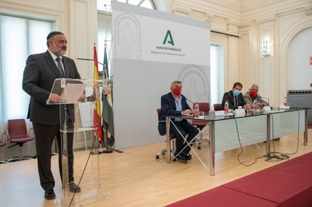 El Delegado del Gobierno, Pablo García en rueda de prensa (JUNTA)