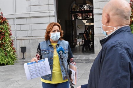 La coordinadora provinical de IU, Mari Carmen Pérez (IU)