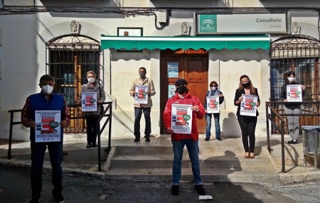 Acto en el centro de salud de Caniles (ASOCIACIÓN AMIGOS DEL FERROCARRIL)