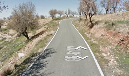 Carretera donde se produjo el accidente (EMERGENCIAS 112)