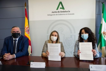 Imagen de la firma del protocolo (JUNTA)