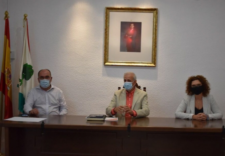 Mar Sánchez con los concejales de CS Albolote (CIUDADANOS)