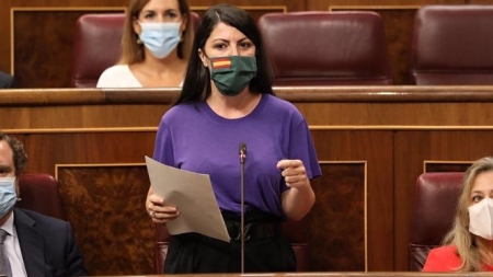 La diputada de Vox en Cortes Macarena Olona (VOX) 