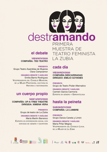 Cartel de la muestra de teatro (DIPUTACIÓN)