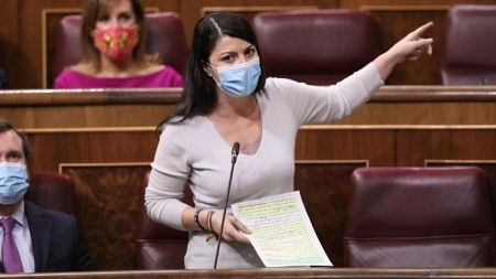 La diputada de Vox por Granada, Macarena Olona (VOX) 