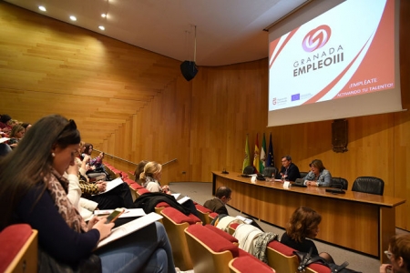 Presentación del Programa Granada Enpleo, en imagend e archivo (J. GROSSO / DIPUTACIÓN)