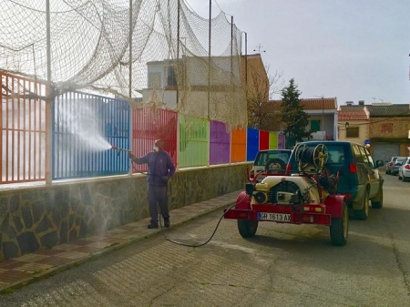 Desinfección en Huétor Tájar (AYUNTAMIENTO) 