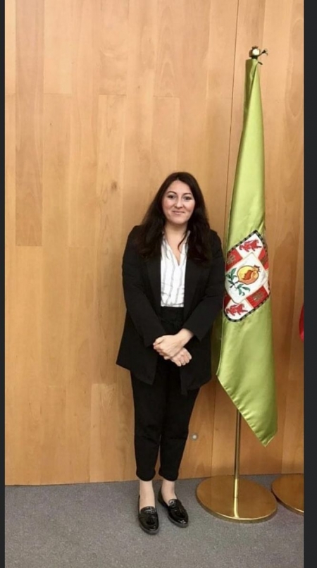 La Diputada provincial de Podemos-IU, Alejandra Durán (PODEMOS-IU)