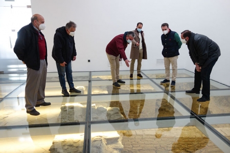 Visita de los técnicos al Cuarto Real de Santo DOmingo (JVIER ALGARRA / AYUNTAMIENTO)