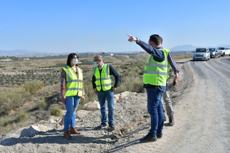 Imagen de la visita a las obras (JUNTA)