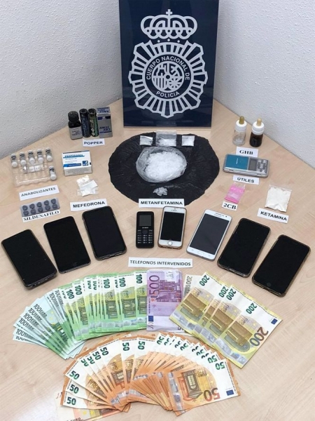 Material incautado en las casas de Rafael Amargo (POLICÍA NACIONAL) 