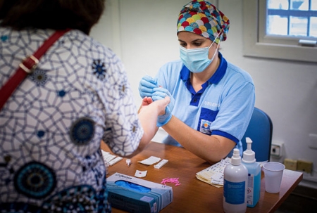 Realización del test de antígenos (JUNTA) 
