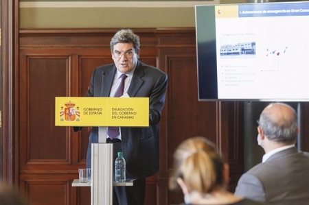 José Luis Escrivá, interviene durante una rueda de prensa (EUROPA PRESS) 