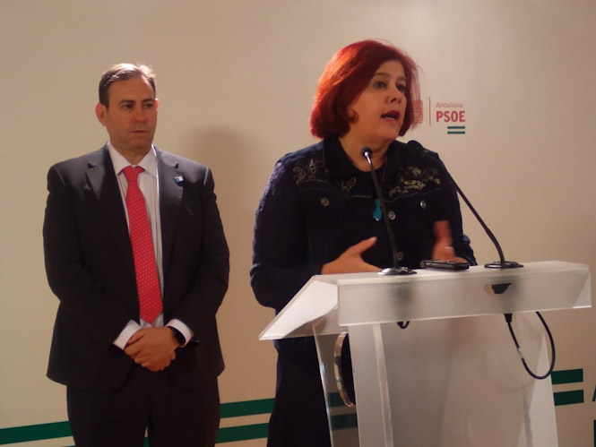 La diputada del PSOE en el Congreso por Granada Elvira Ramón, junto al diputado José Antonio Rodríguez Salas (PSOE) La diputada del PSOE en el Congreso por Granada Elvira Ramón, junto al diputado José Antonio Rodríguez Salas (PSOE)