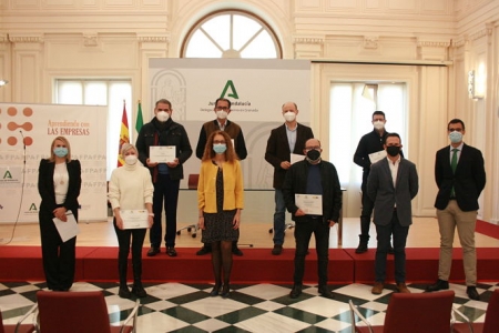 Entrega de reconocimientos en la sede de la Junta (JUNTA)