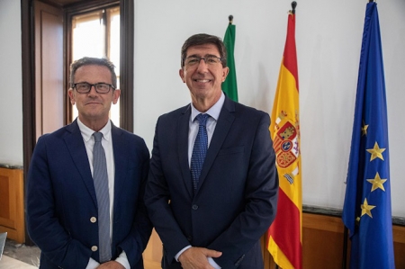 Juan Marín y Gustavo Rodríguez en una imagen de archivo (JUNTA) 