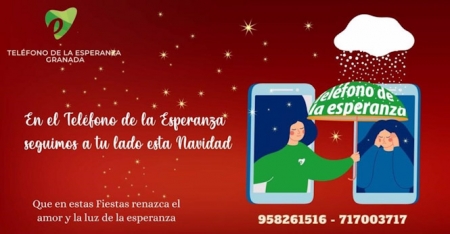 Cartel del Teléfono de la Esperanza de Granada (TELÉFONO DE LA ESPERANZA DE GRANADA) 