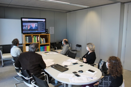 Imagen de la reunión telemática (JUNTA)