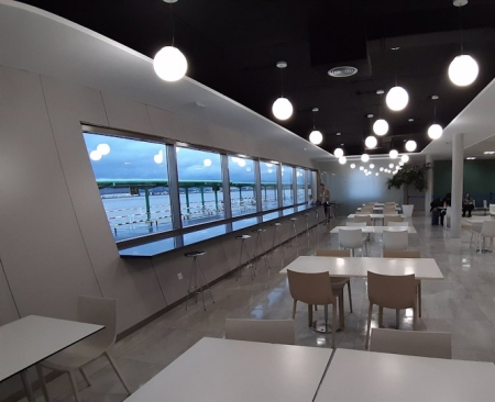 Cafetería del Aeropuerto Federico García Lorca Granada-Jaén, en una imagen de archivo (MINISTERIO DE FOMENTO) 