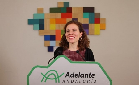 La parlamentaria Andaluza de Adelante Andalucía, Ana Villaverde (ADELANTE)