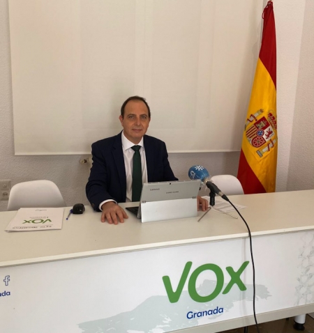 El parlamentario andaluz de VOX, Francisco Ocaña (VOX) 
