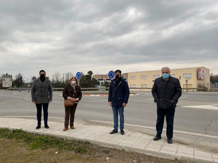 Imagen de la visita a la rotonda (PP) 