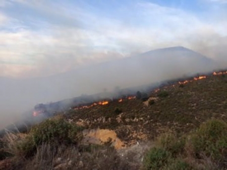 Incendio en Juviles - INFOCA