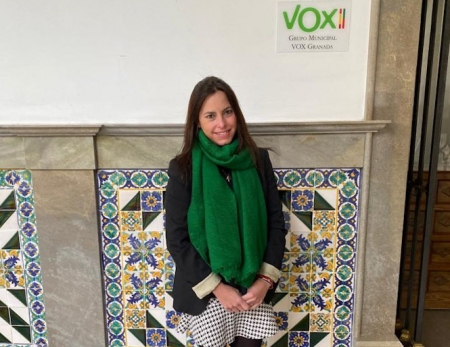 Mónica Rodríguez, concejal de Vox en el Ayuntamiento de Granada (VOX)