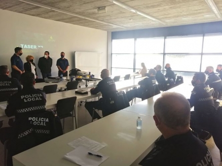 curso que los agentes de Policía Local de Vegas del Genil y Padul están realizando esta semana (AYTO. VEGAS DEL GENIL) 