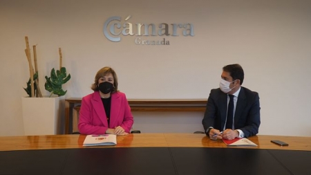 Iamgen de la reunión entre Sandra García y Gerardo Cuerva (DELEGACION DEL GOBIERNO)