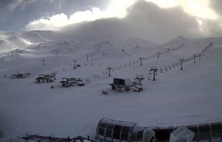 Imagen de la zona de Borreguiles de la estación de esquí de Sierra Nevada, en imagen de archivo (CETURSA)