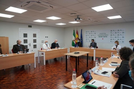 Juanma Moreno preside en Córdoba la reunión del Comité de expertos, este miércoles (JUNTA DE ANDALUCÍA)