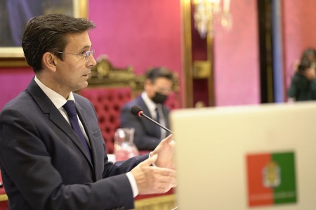 Francisco Cuenca en el debate del Estado de la Ciudad (JAVIER ALGARRA / AYUNTAMIENTO) 