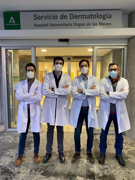 Los, dermatólogos autores de esta investigación (JUNTA DE ANDALUCÍA) 