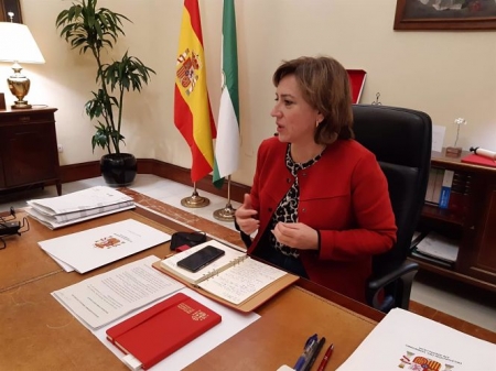 La Delegada del Gobierno, Sandra García (DELEGACIÓN DEL GOBIERNO EN ANDALUCÍA)