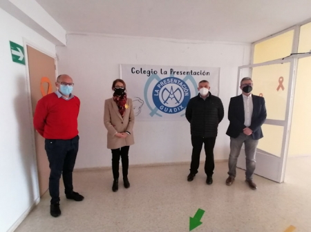 Ana Berrocal ha visitado el CDP `La Presentación` (JUNTA)