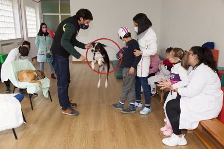 Terapia canina con alumnos con diversidad funcional (CAJA RURAL) 