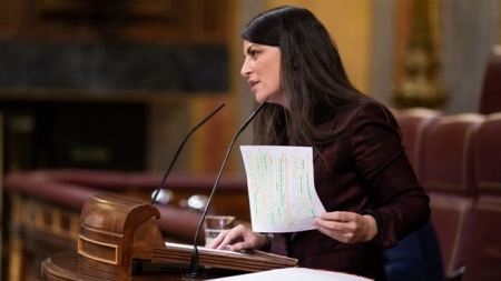 La diputada de Vox por Granada, Macarena Olona (VOX) 