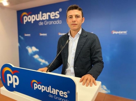 El secretario general del PP de Granada, Jorge Saavedra (PP) 