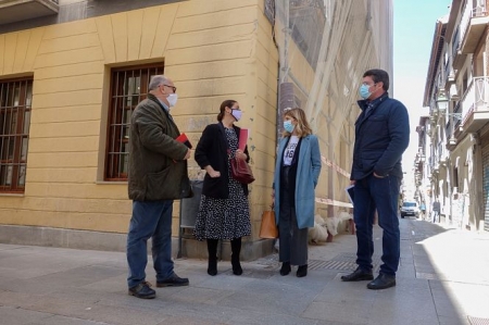 Imagen de la visita a las obras (AYTO. GRANADA) 