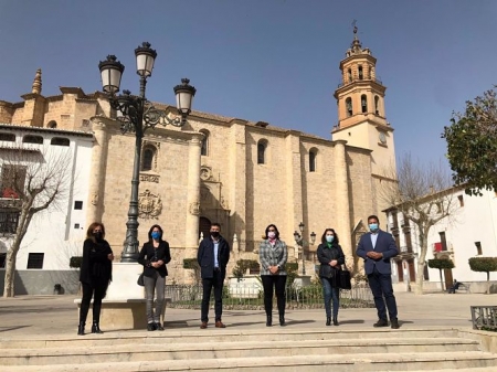 Comparecencia pública del PP en Baza (PP)