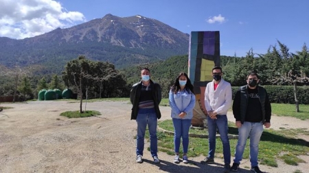 Imagen de la visita a la Sierra de La Sagra (PODEMOS)