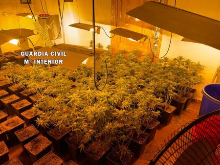 Imagen de uno de los centros desarticulados (GUARDIA CIVIL)