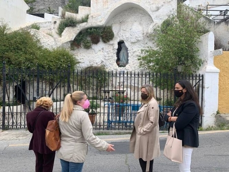 Imagen de la visita al Barranco del Abogado (VOX)