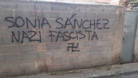 Pintadas realizadas en Las Gabias (VOX)