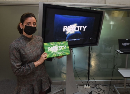 la diputada de Medio Ambiente y Protección Animal, María del Carmen Fernández, ha presentado Biocity (JM GIL / DIPGRA)